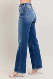 Judy Blue Full Size High Waist 90's Straight Leg Jeans Plus Size - Trendsi - Flyclothing LLC