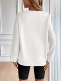 Ivy Lane Round Neck Long Sleeve Sweatshirt - Trendsi - Flyclothing LLC