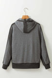 Waffle-Knit Pocketed Zip Up Hooded Jacket - Trendsi - Flyclothing LLC