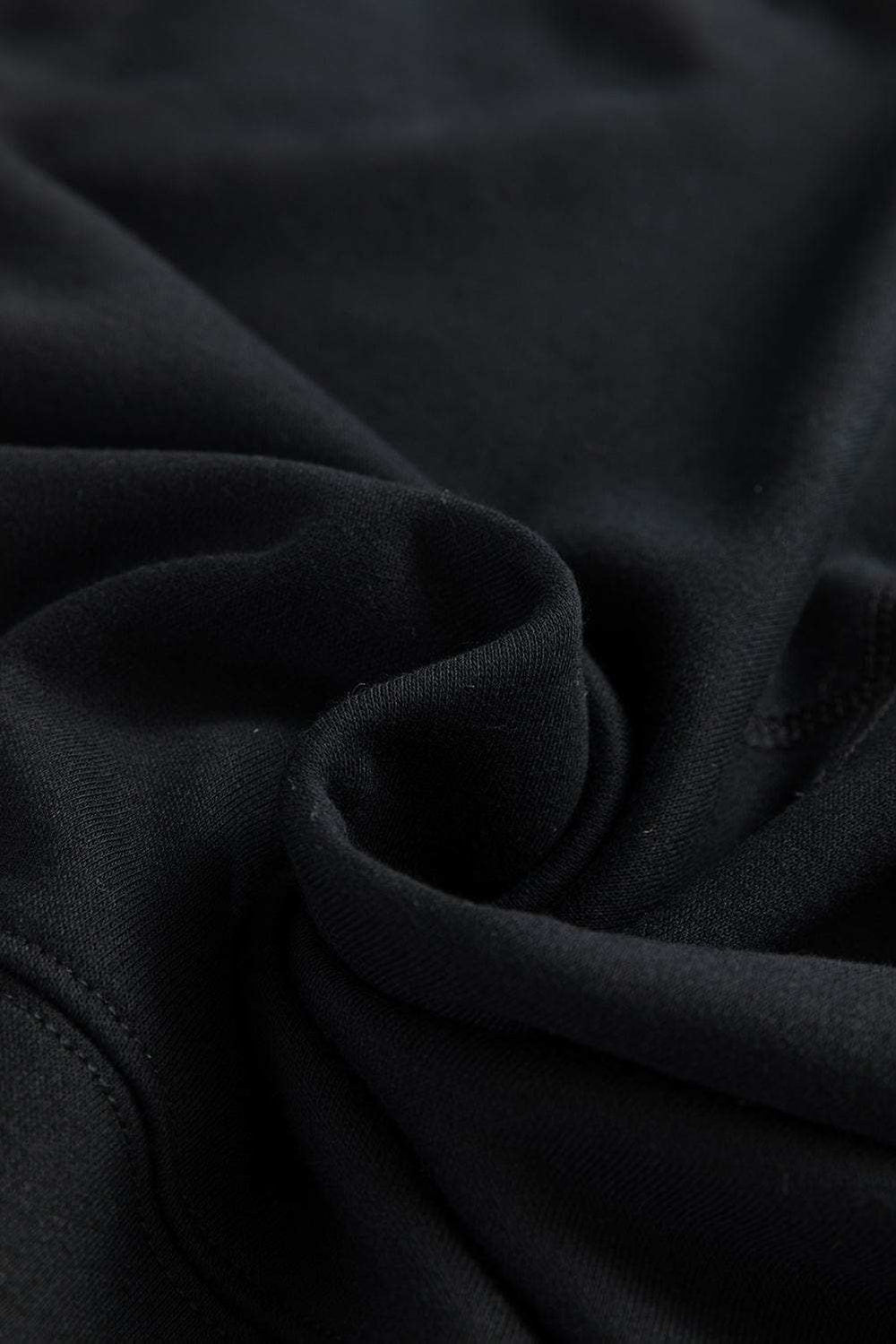 Solid Color Round Neck Long Sleeve Sweatshirt - Trendsi - Flyclothing LLC