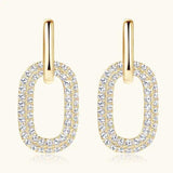 2.16 Carat Moissanite 925 Sterling Silver Earrings - Trendsi - Flyclothing LLC