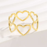 925 Sterling Silver Heart Ring - Trendsi - Flyclothing LLC