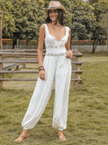 Backless Wide Strap Wide Leg Jumpsuit - Trendsi - Flyclothing LLC