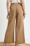 Umgee Wide Leg Drawstring Pants - Trendsi - Flyclothing LLC