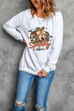 Graphic Round Neck Long Sleeve Sweatshirt - Trendsi - Flyclothing LLC