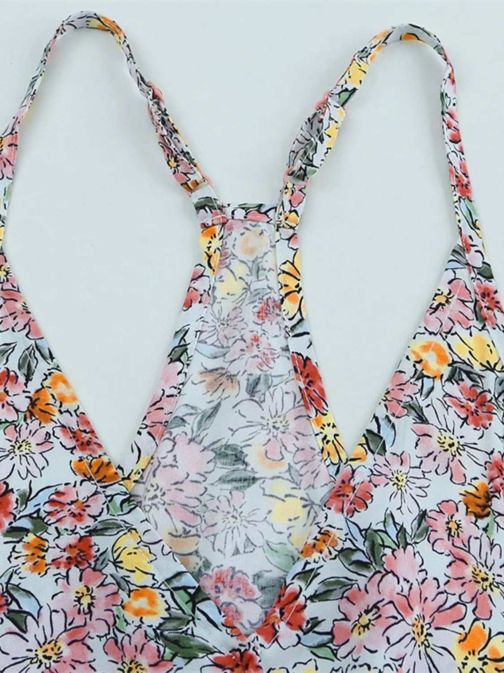 Floral Surplice Cami - Trendsi - Flyclothing LLC