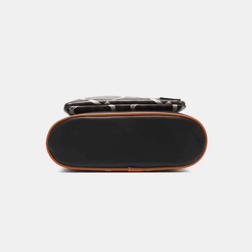 Nicole Lee USA Geometric Pattern Crossbody Bag - Trendsi - Flyclothing LLC