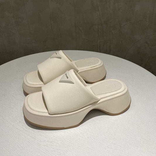 PU Leather Platform Sandals - Trendsi - Flyclothing LLC
