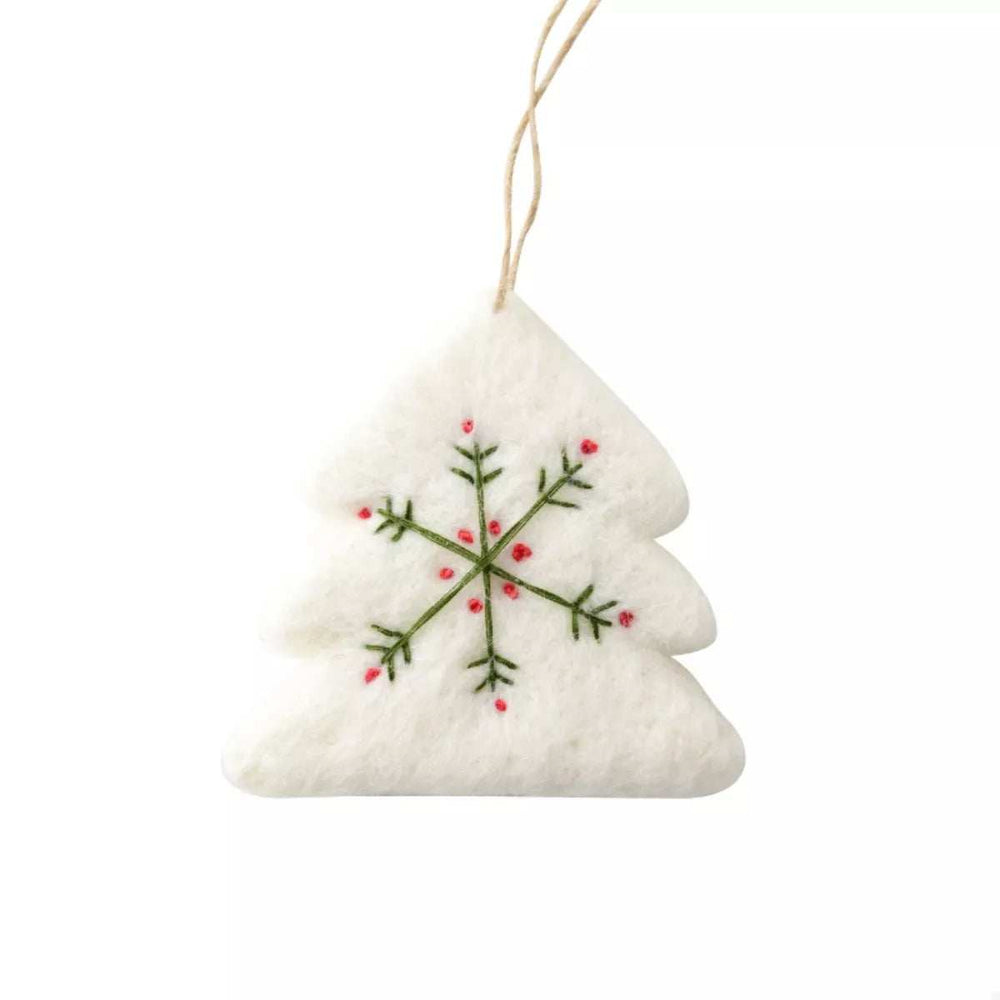 Christmas Felt Snowflake Ornament - Trendsi - Flyclothing LLC