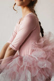 Vintage Pink 3/4 Tutu Leotard - Mila & Rose ® - Flyclothing LLC