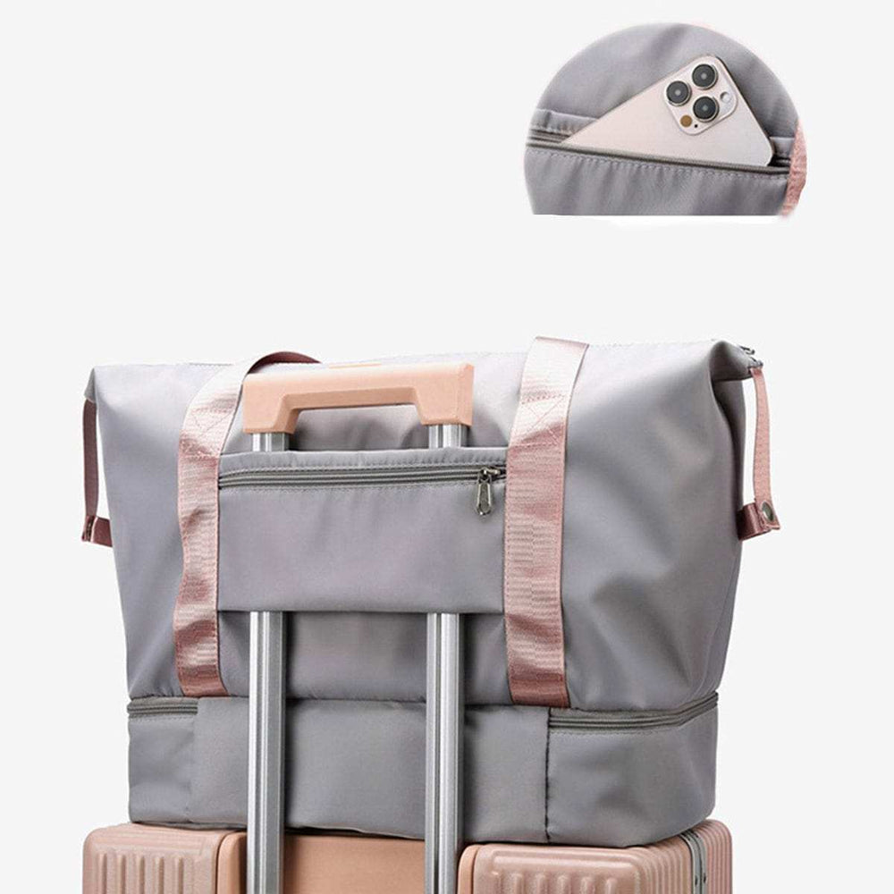 Multi Pocket Nylon Travel Bag - Trendsi - Flyclothing LLC