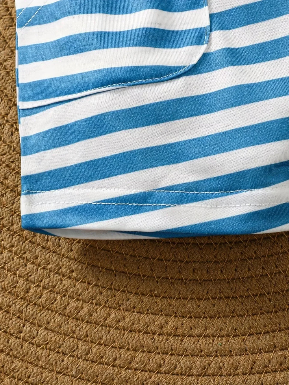 Children's Dinosaur Print Tee & Striped Shorts Set - Trendsi - Flyclothing LLC