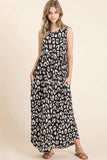 BOMBOM Leopard Maxi Dress with Pockets - Trendsi - Flyclothing LLC