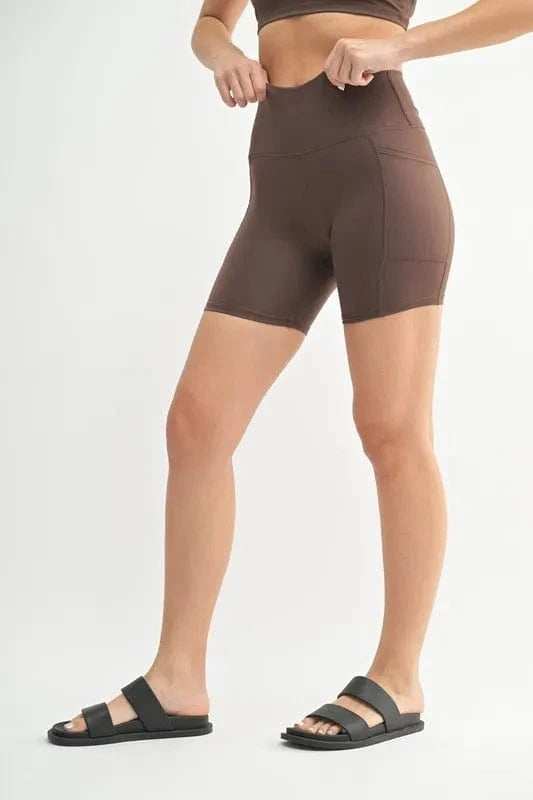 MONO B Venice Cloud Light Sculpt Biker Shorts - Trendsi - Flyclothing LLC