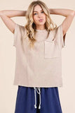 Lime 'N' Chili Solid Cap Sleeve Stitch Edge Knit Sweater - Trendsi - Flyclothing LLC