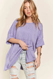 ADORA Drop Shoulder Loose Fit Knit Tunic Top - Trendsi - Flyclothing LLC