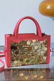 PU Leather Sequin Handbag - Trendsi - Flyclothing LLC