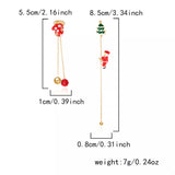 Christmas Santa Drop Earrings - Trendsi - Flyclothing LLC