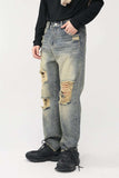 Distressed Mid Rise Jeans with Pockets - Trendsi - Flyclothing LLC