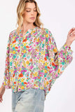 SAGE + FIG Button Down Floral Shirt - Trendsi - Flyclothing LLC