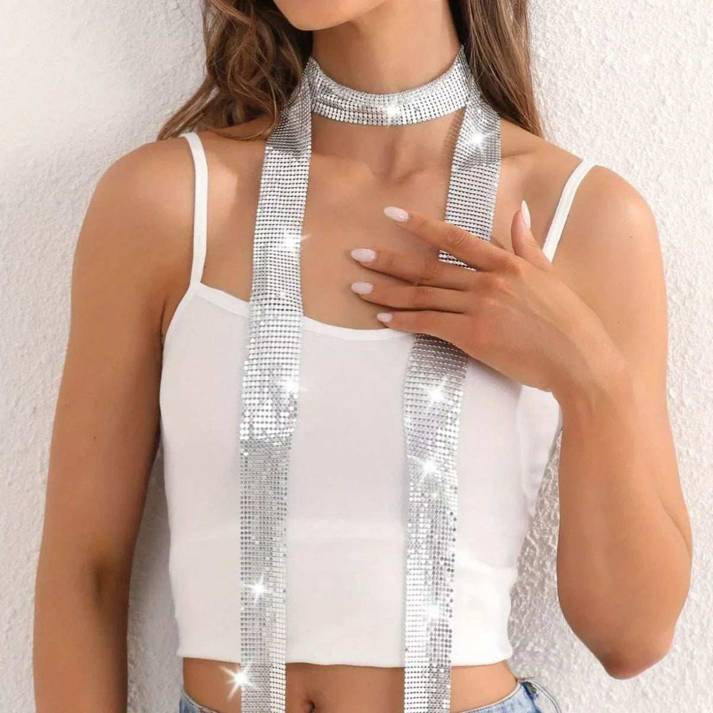 Sequin Glamour Scarf - Trendsi - Flyclothing LLC