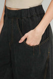Umgee Elastic Waist Baggy Fit Pants with Pockets - Trendsi - Flyclothing LLC