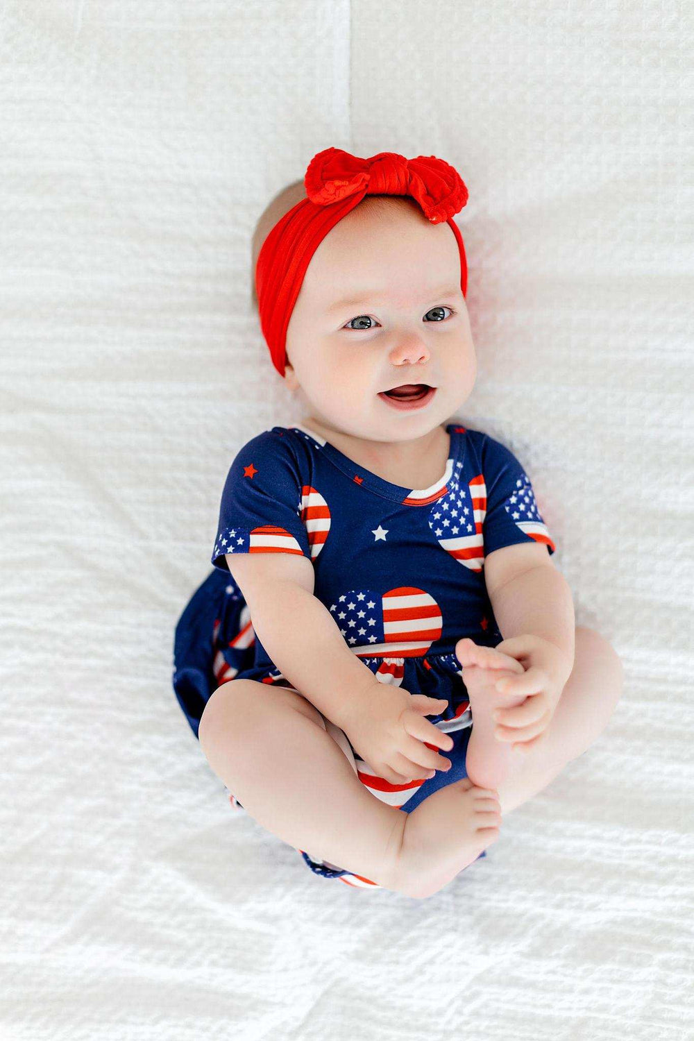 I Heart the USA S/S Twirl Bodysuit - Mila & Rose ® - Flyclothing LLC