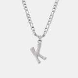 Titanium Steel Letter Pendant Necklace - Trendsi - Flyclothing LLC