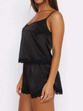 Lace Detail Cami and Shorts Set - Trendsi - Flyclothing LLC