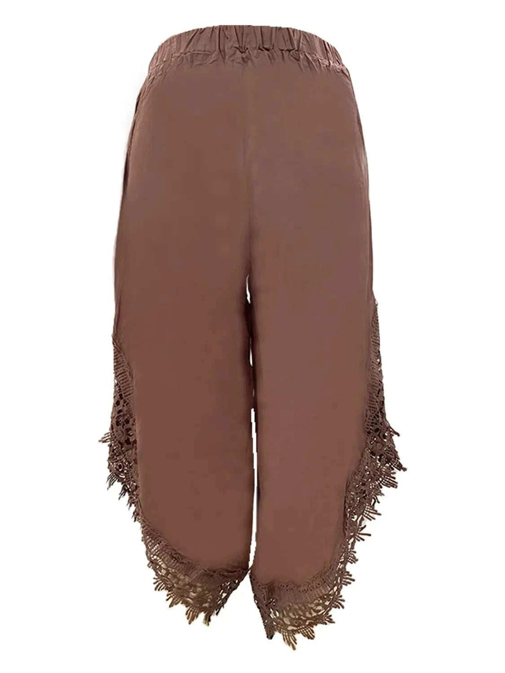 Full Size Lace Detail Wide Leg Pants Plus Size - Trendsi - Flyclothing LLC