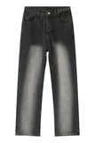 Men's Washed Straight Leg Jeans - Trendsi - Flyclothing LLC