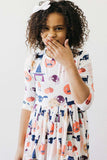 Boo Crew 3/4 Sleeve Pocket Twirl Dress - Mila & Rose ® - Flyclothing LLC