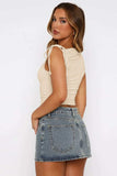 Ruched Tied Solid Color Tank - Trendsi - Flyclothing LLC