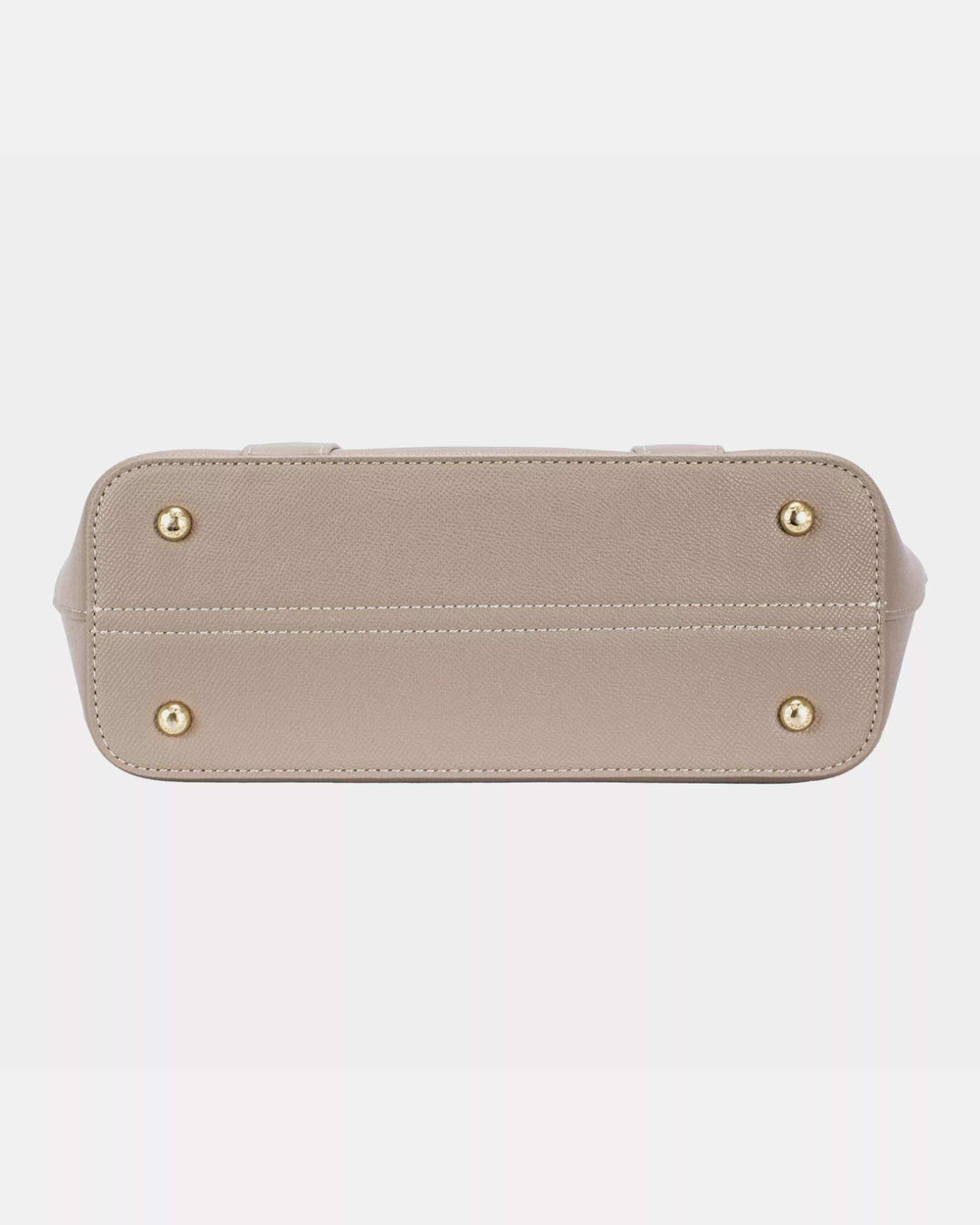 David Jones Leather Tote Bag with Gold Hardware - Trendsi - Flyclothing LLC