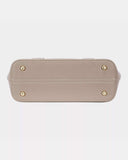 David Jones Leather Tote Bag with Gold Hardware - Trendsi - Flyclothing LLC