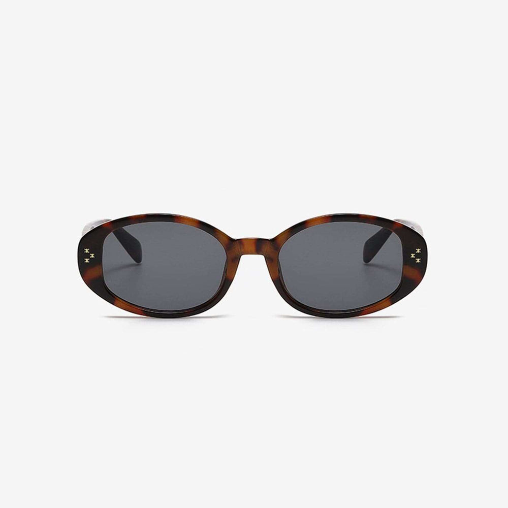 Polycarbonate Frame Oval Sunglasses - Trendsi - Flyclothing LLC