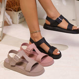 Open Toe Platform Sandals - Trendsi - Flyclothing LLC