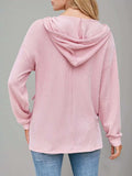 Double Take Drawstring Dropped Shoulder Long Sleeve Hoodie - Trendsi - Flyclothing LLC