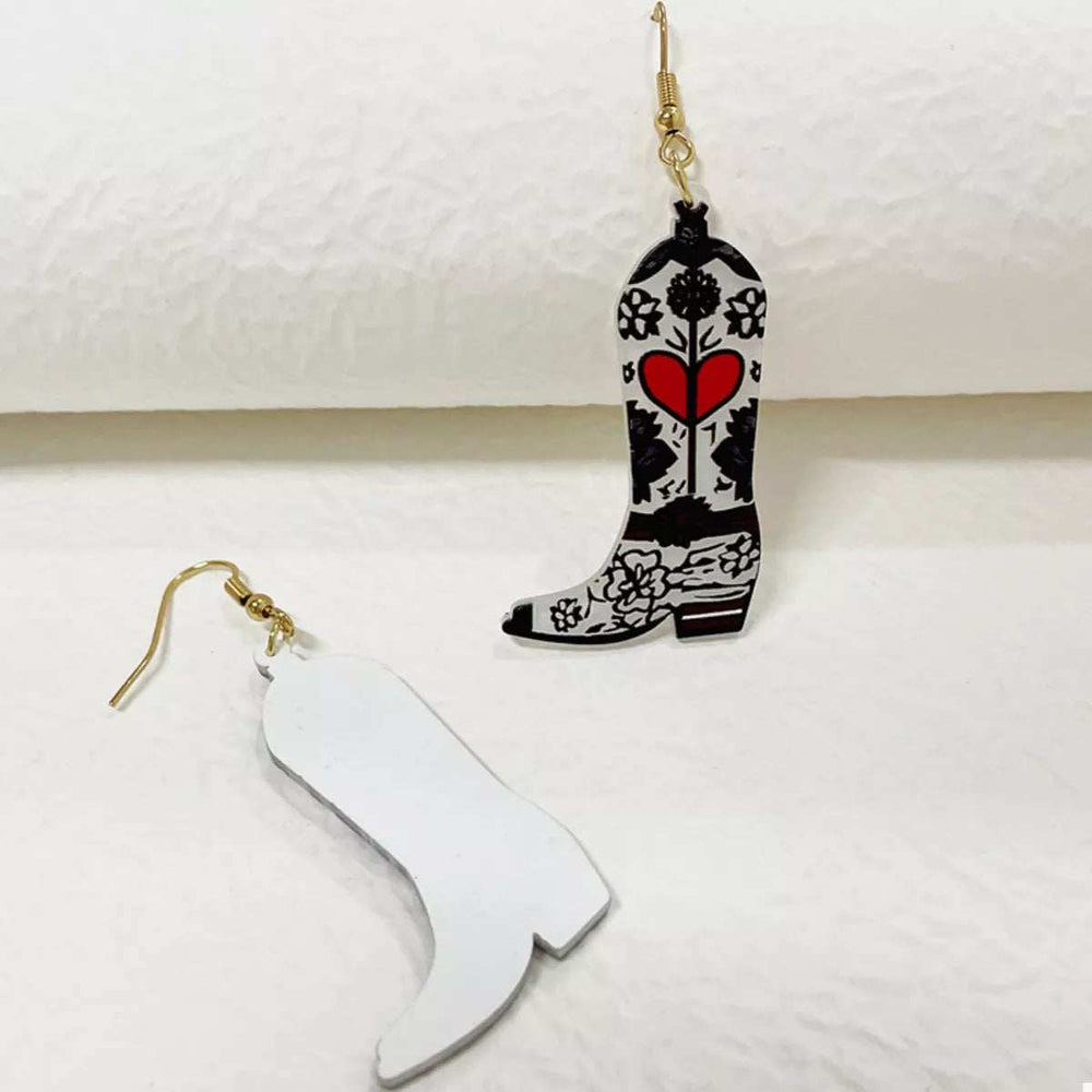 Cowboy Boot Dangle Earrings - Trendsi - Flyclothing LLC