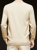 Men's Full Size Collared Neck Long Sleeve Polo Plus Size - Trendsi - Flyclothing LLC