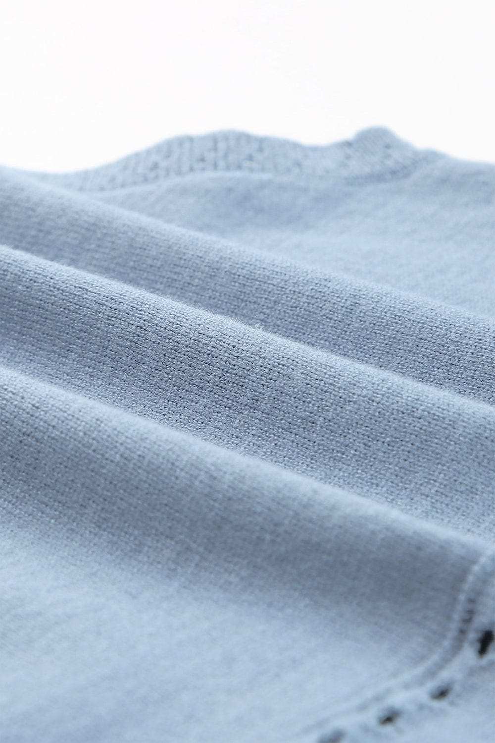 Eyelet Mock Neck Tank - Trendsi - Flyclothing LLC