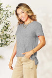 Basic Bae Bamboo Full Size Round Neck Short Sleeve T-Shirt Plus Size - Trendsi - Flyclothing LLC