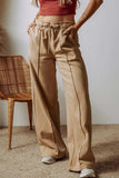 Drawstring Wide Leg Pants with Pockets - Trendsi - Flyclothing LLC