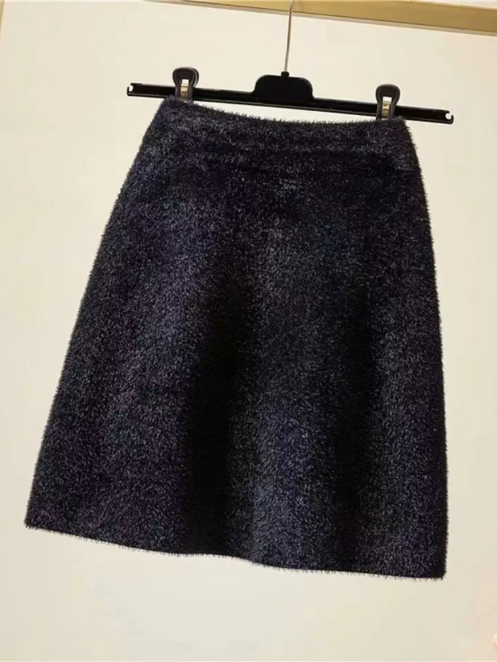 Plush Knit Mini Skirt - Trendsi - Flyclothing LLC