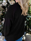 MERRY Round Neck Christmas Sweatshirt - Trendsi - Flyclothing LLC