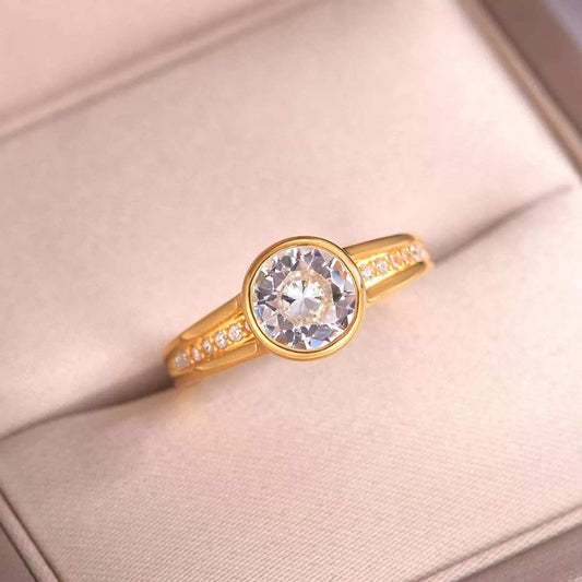 1.2 Carat Moissanite 925 Sterling Silver Ring - Trendsi - Flyclothing LLC
