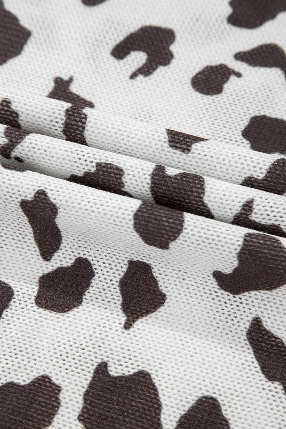 Leopard Boat Neck Long Sleeve Knit Top - Trendsi - Flyclothing LLC