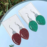 Christmas Glitter Drop Earrings - Trendsi - Flyclothing LLC