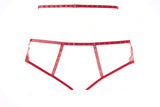 Allure Lingerie Charlotte Garter Panty - Allure Lingerie - Flyclothing LLC