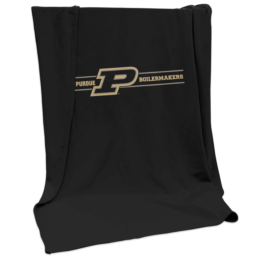 Purdue Campus Colors Sweatshirt Blanket (Screened) - Logo Brands - Flyclothing LLC